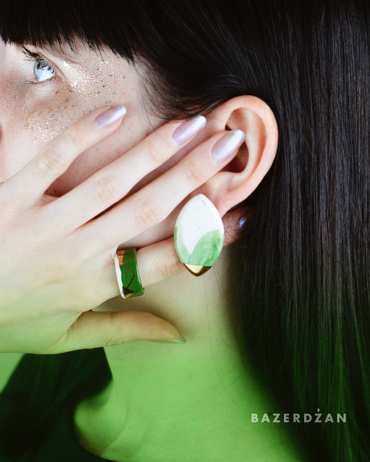 Porcelain Earrings - Mid Size