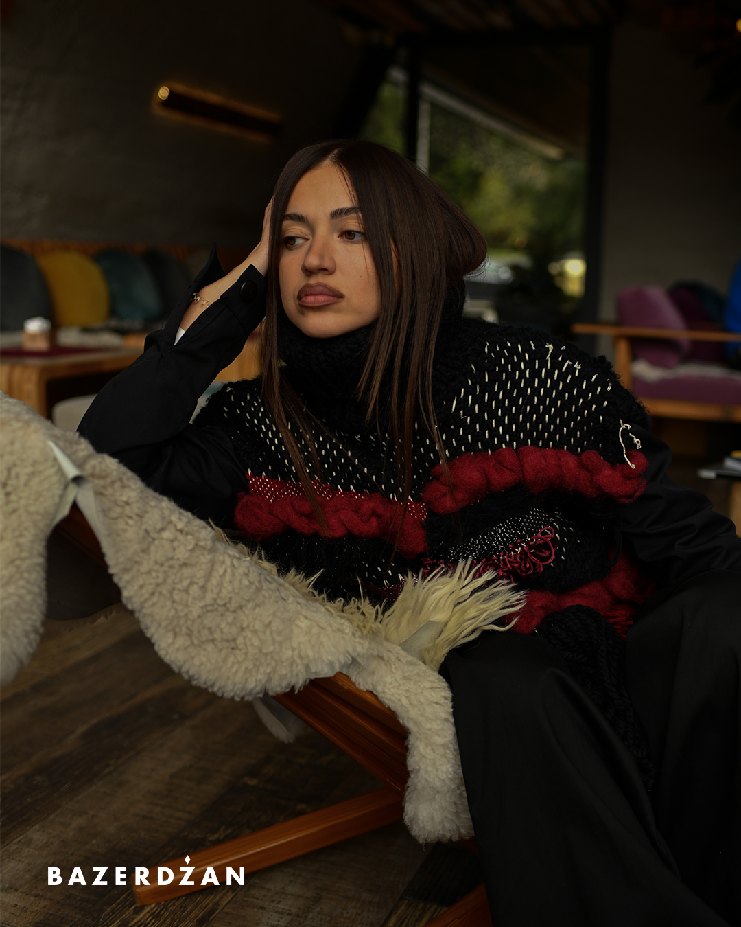 Multicolor Knitted Vest
