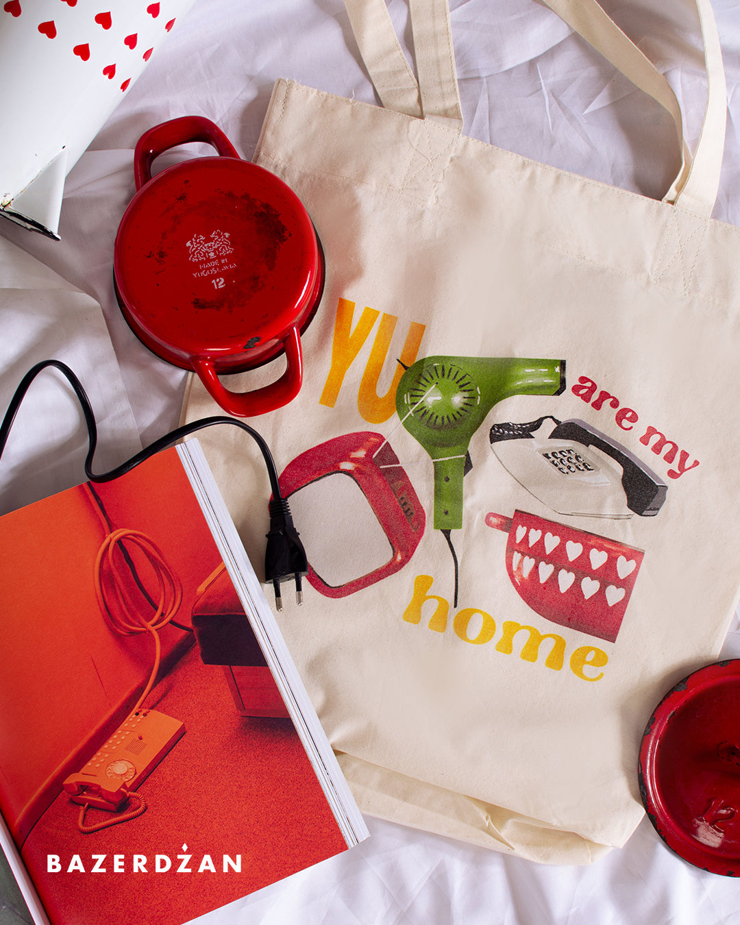 Tote Bag 'YU Are My Home' by Bazerdzan Wear