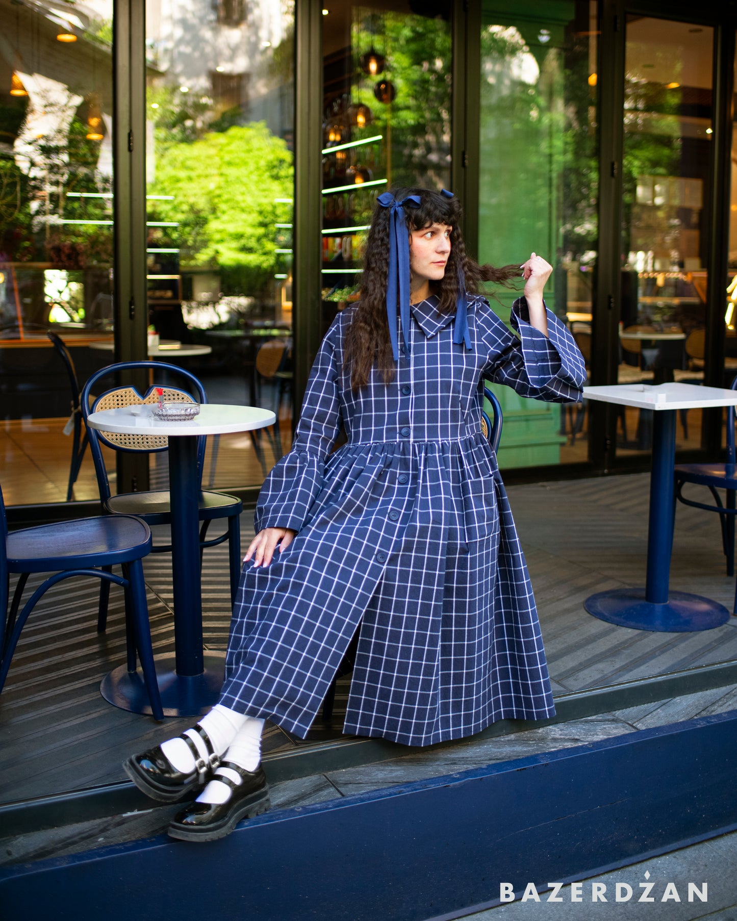 Checkered Spring Coat