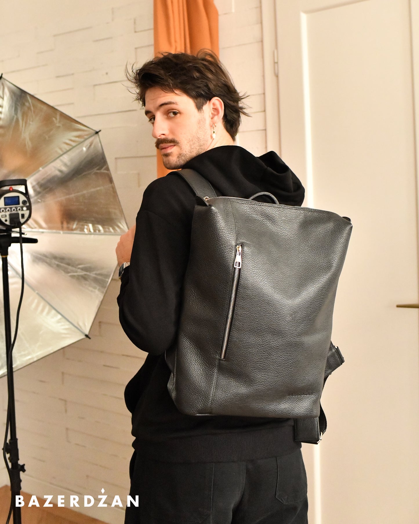 Leather Backpack One For Men