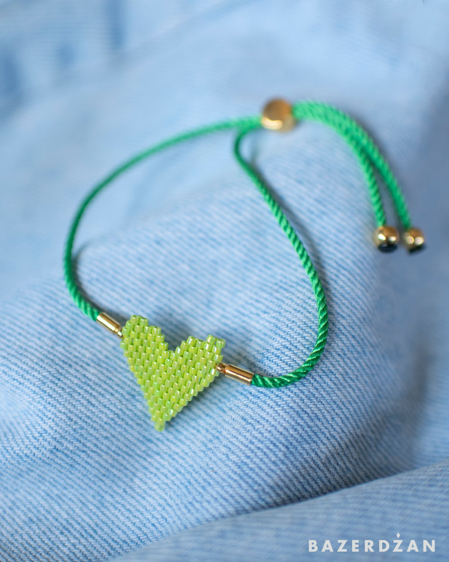 Miyuki Beads Heart Bracelet - Bazerdzan