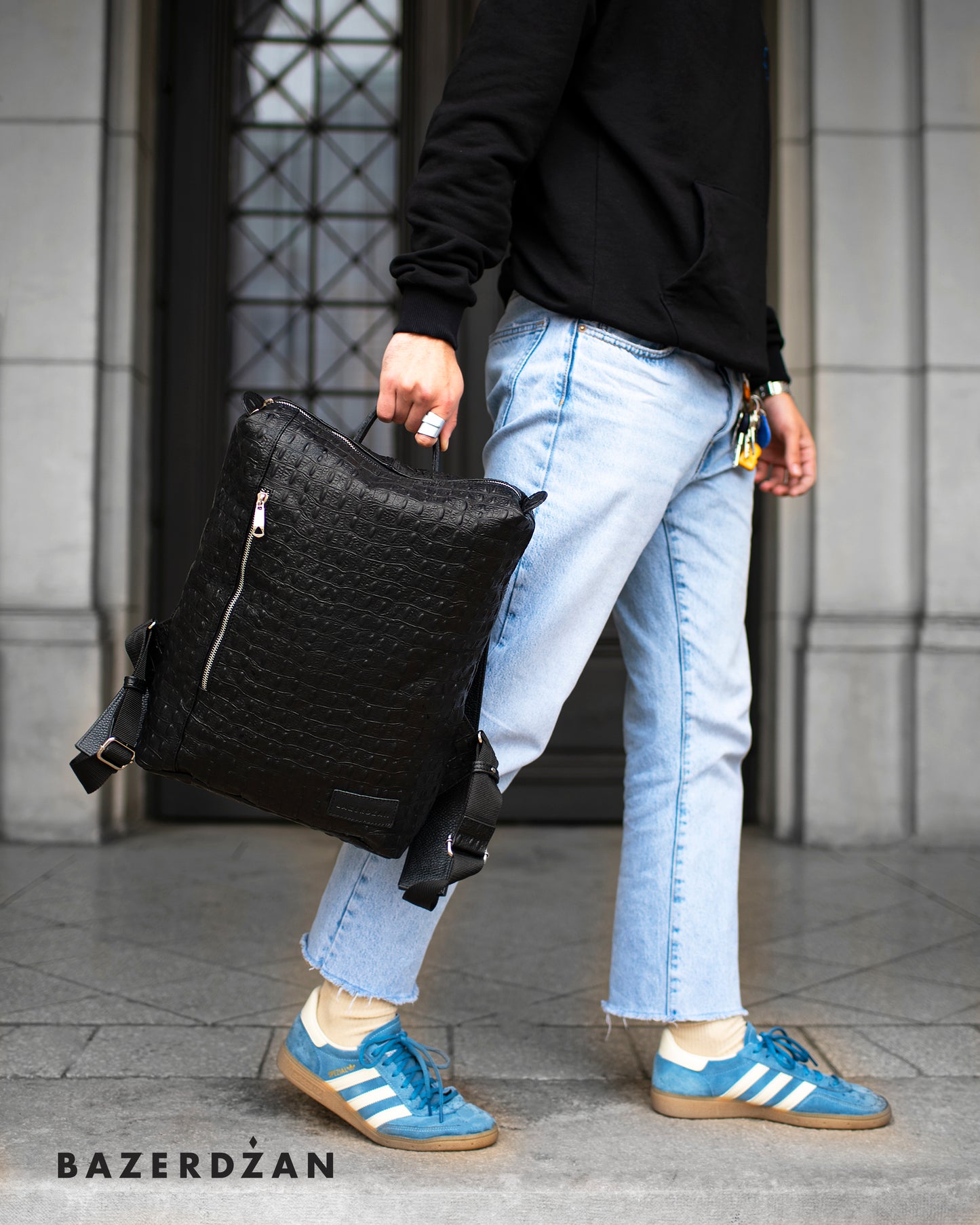 Leather Backpack One For Men