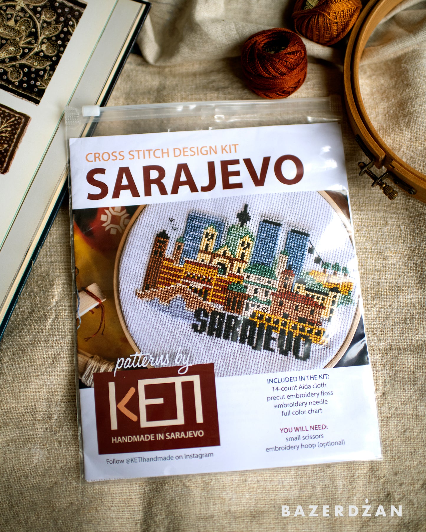 Cross Stitch Design Kit - Sarajevo