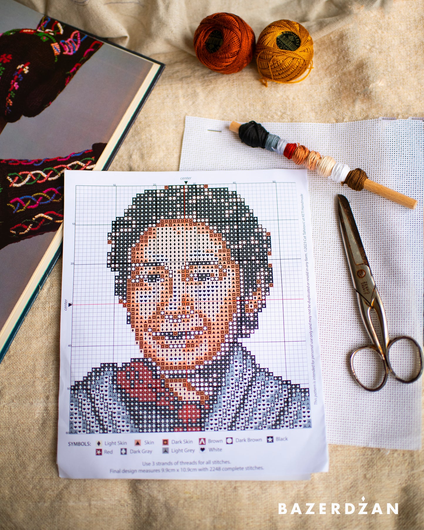 Keti Cross Stitch Design Kit - Radojka Lakic, by Keti Handmade