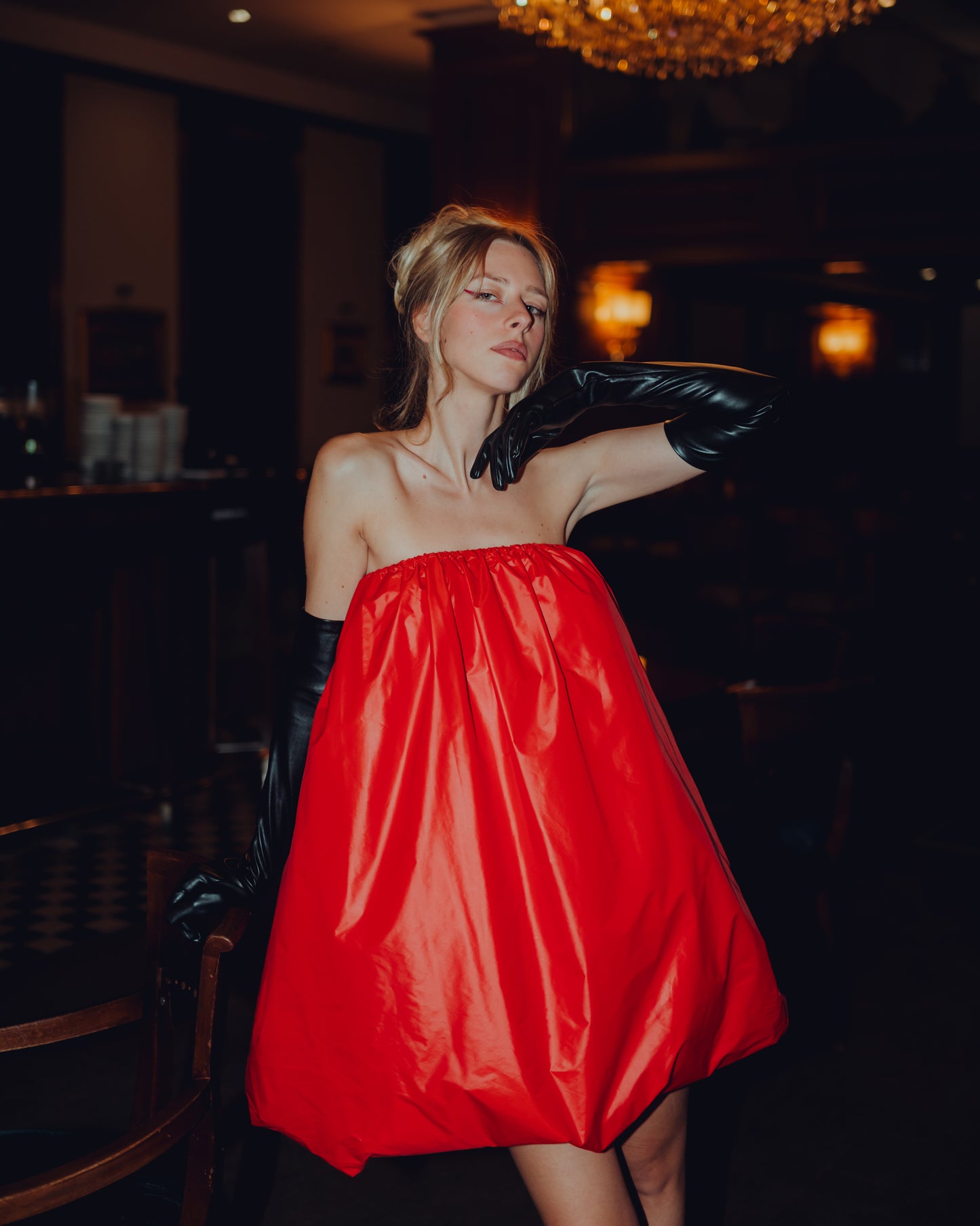 Puff Skirt/Dress - Orange