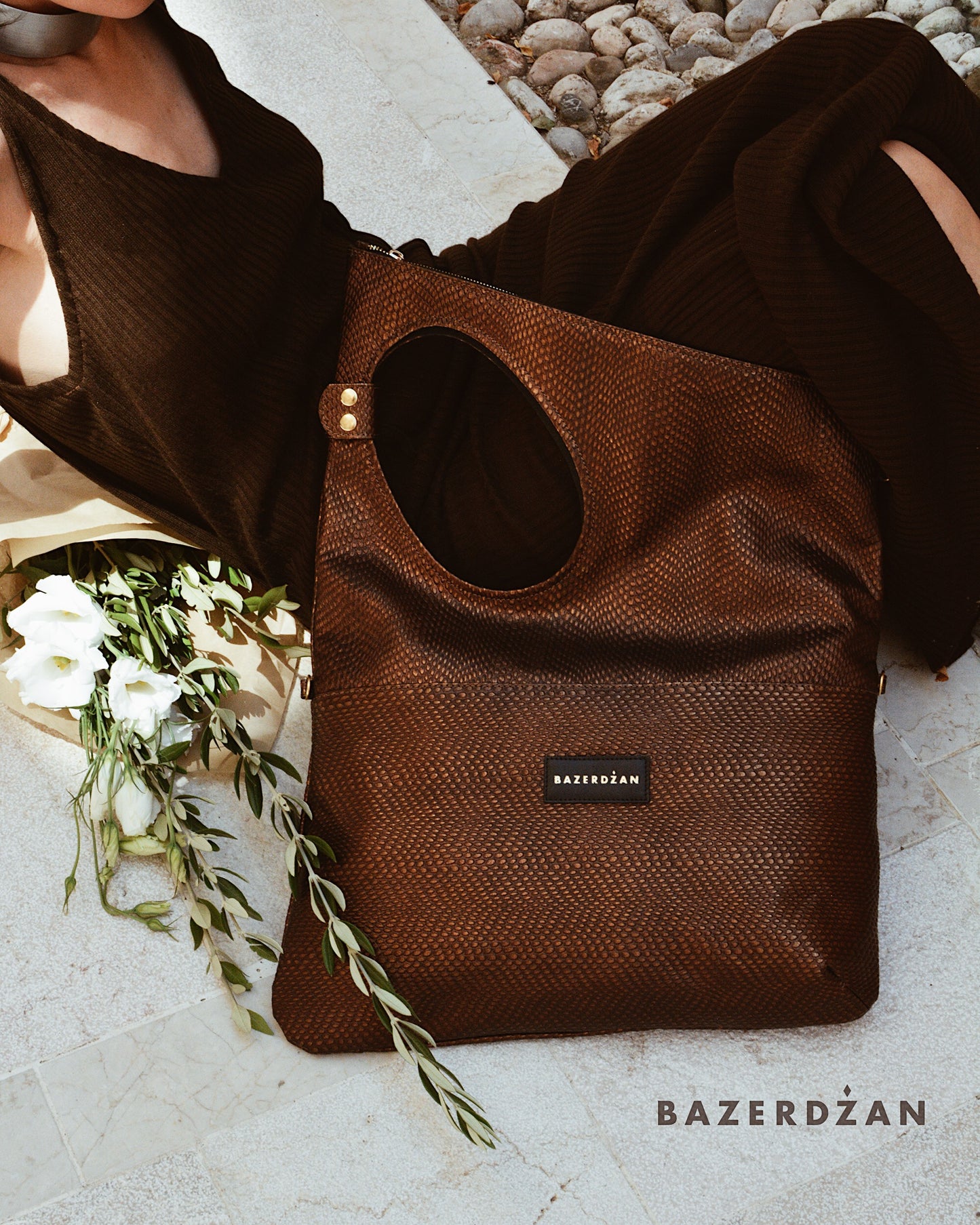 Leather Baklava Bag - Bazerdzan