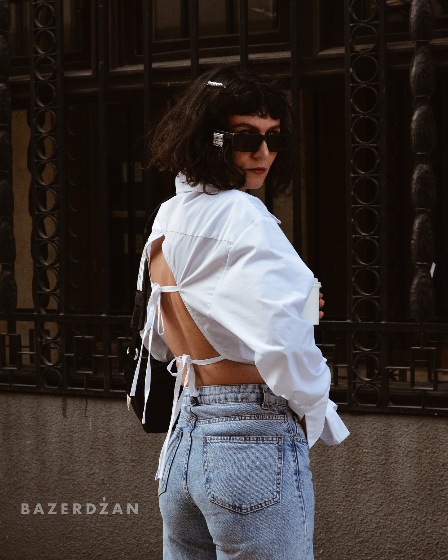 Open Back Blouse