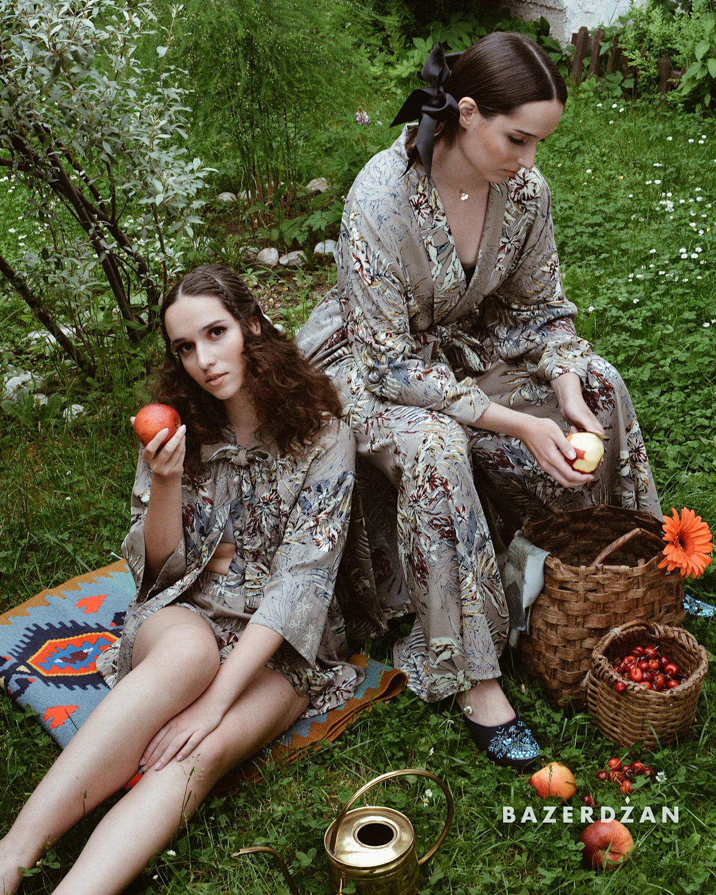 Floral Cardigan by Bazerdzan Wear