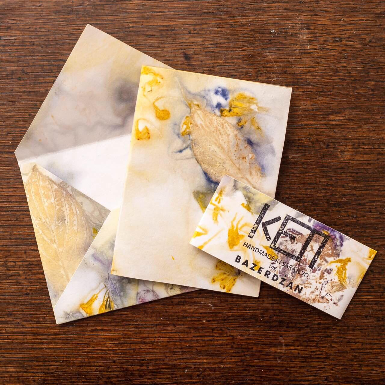 Eco Print Gift Cards - Bazerdzan