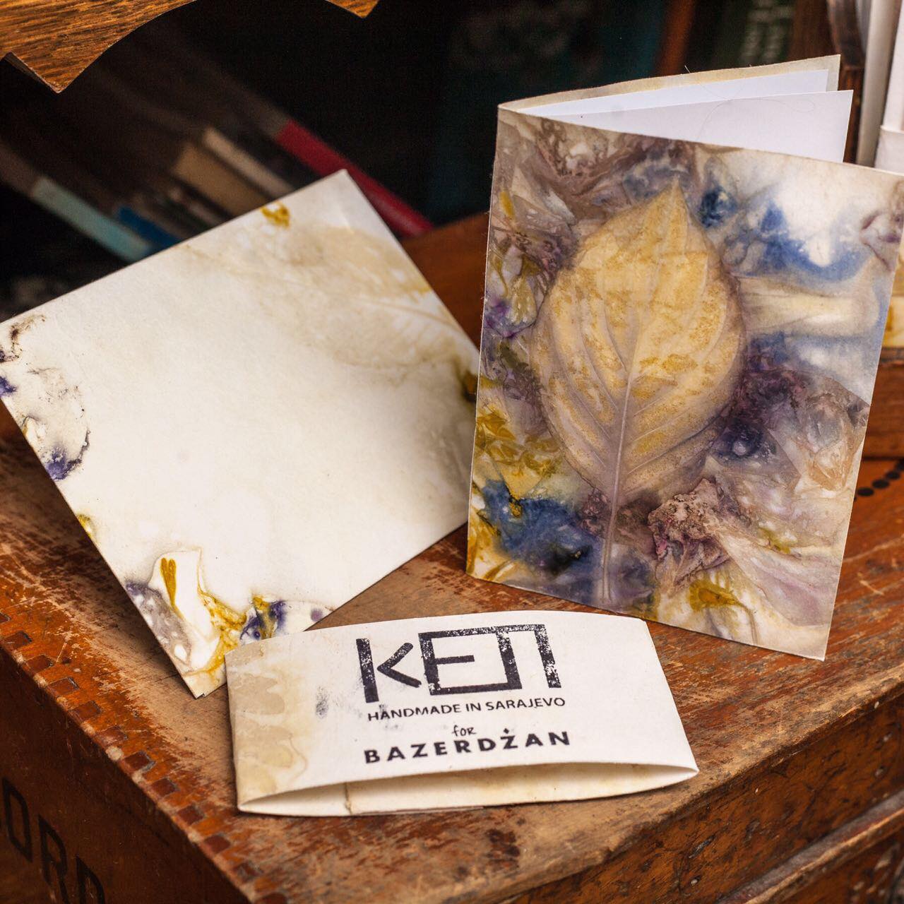 Eco Print Gift Cards - Bazerdzan