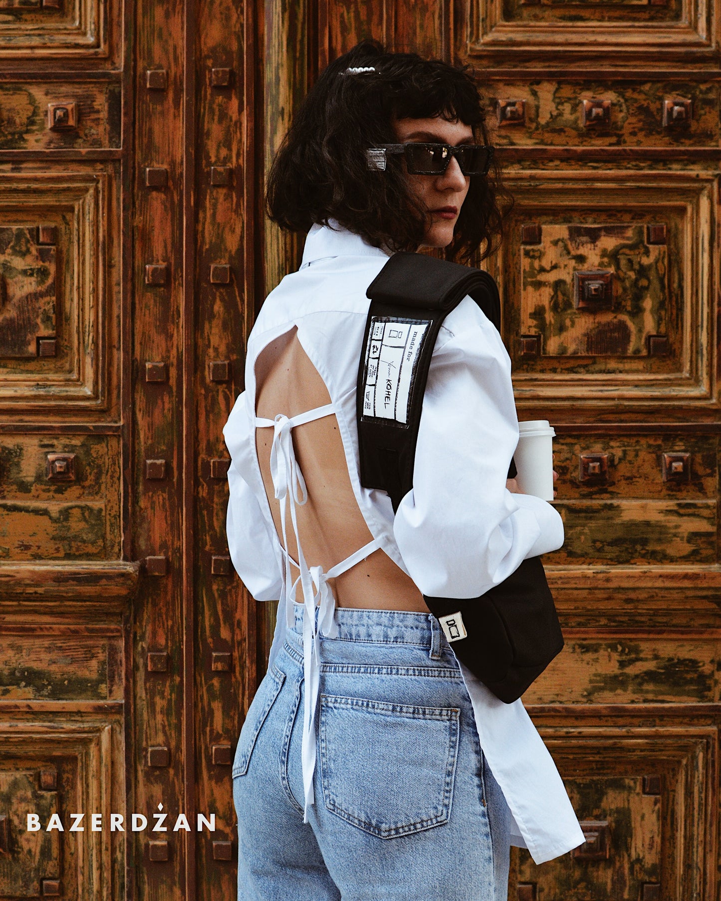 Open Back Blouse