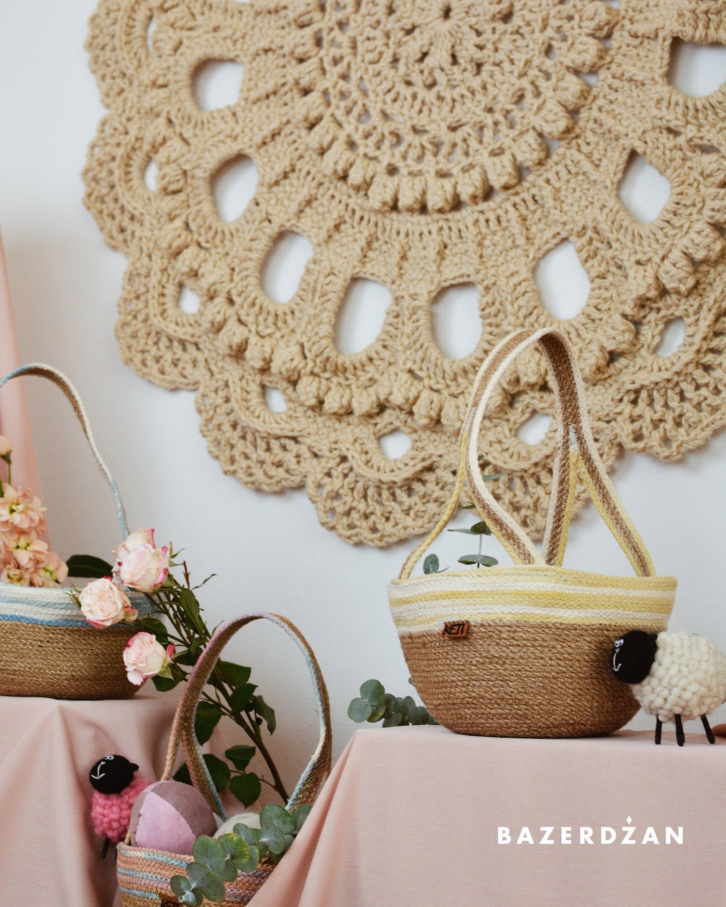 Rope Basket by Keti Handmade