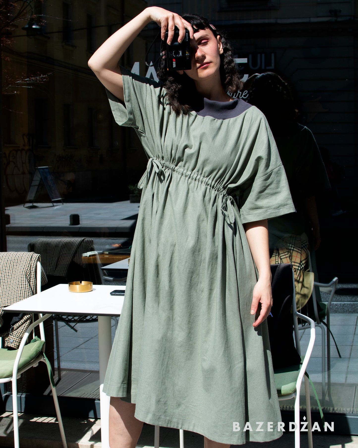 "Transform Maxi" Green Dress by Bazerdzan Wear