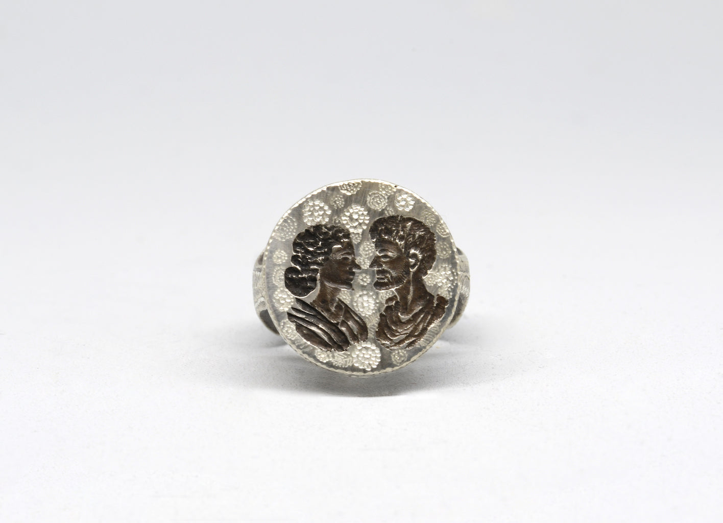 Adam and Eve Silver Ring by Elird