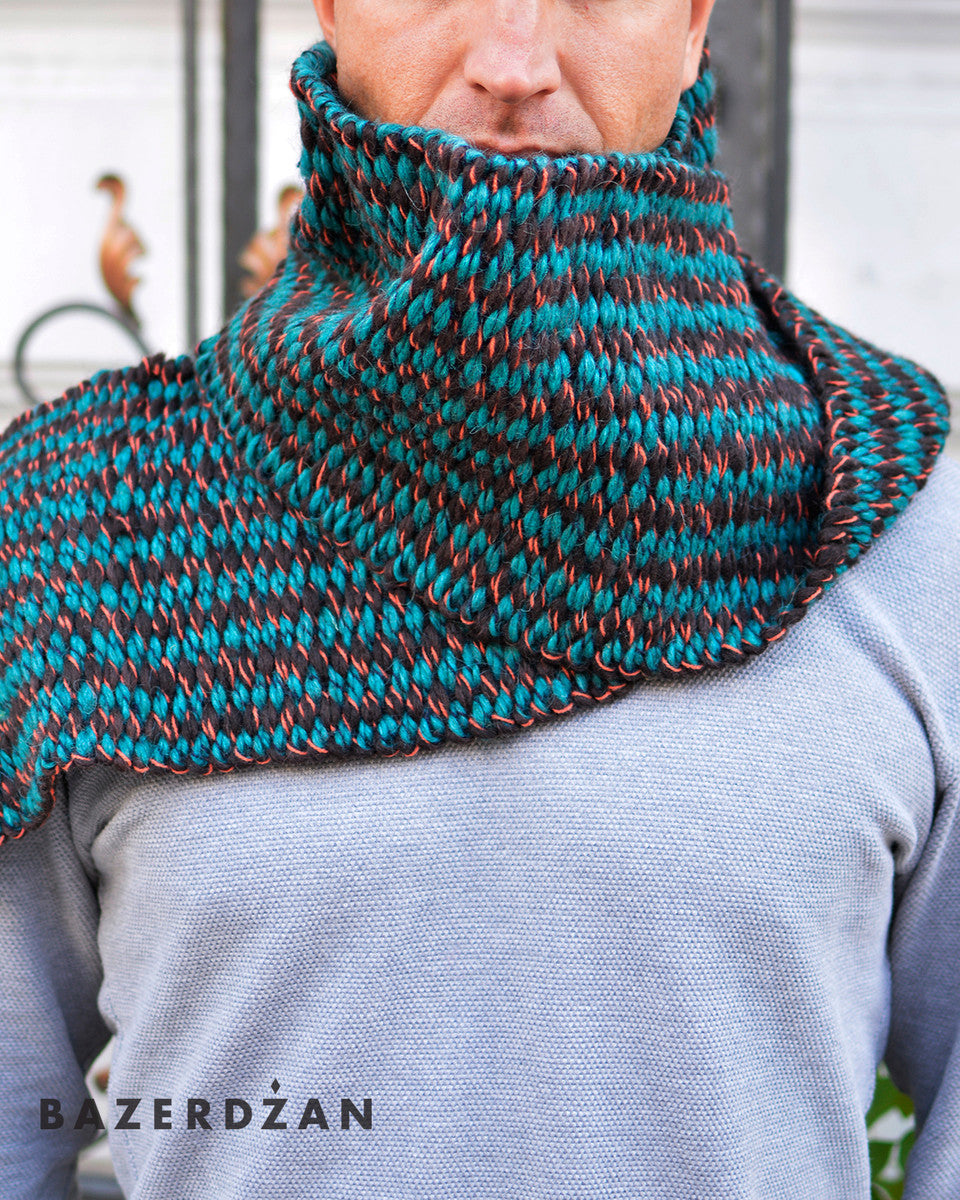 Woolen scarf (100% Bosnian wool) - Bazerdzan