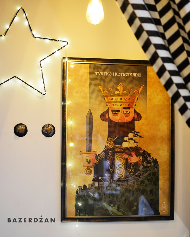 Poster "Kings and Queens of Bosnia", Emir Durmišević - Bazerdzan