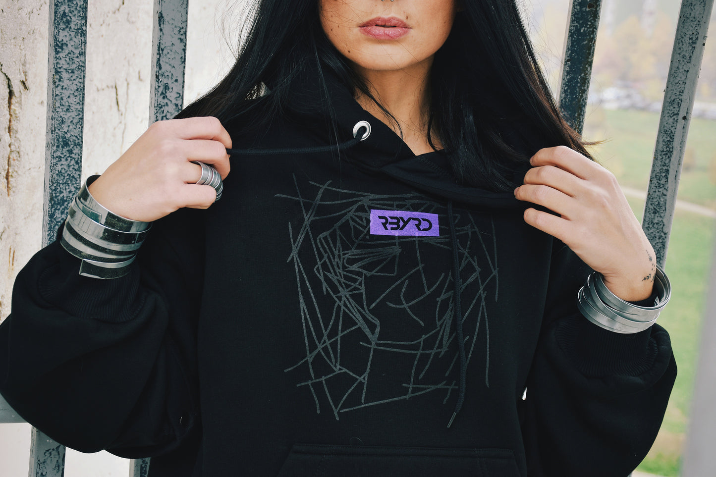 Hoodie/dress with removable sleeves by Ruby Red - Bazerdzan