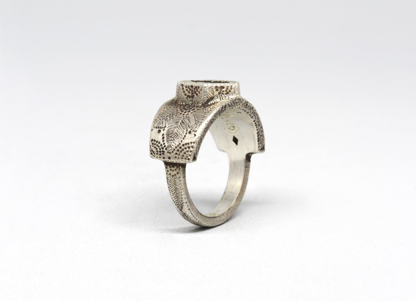 Scarab Silver Ring by Elird