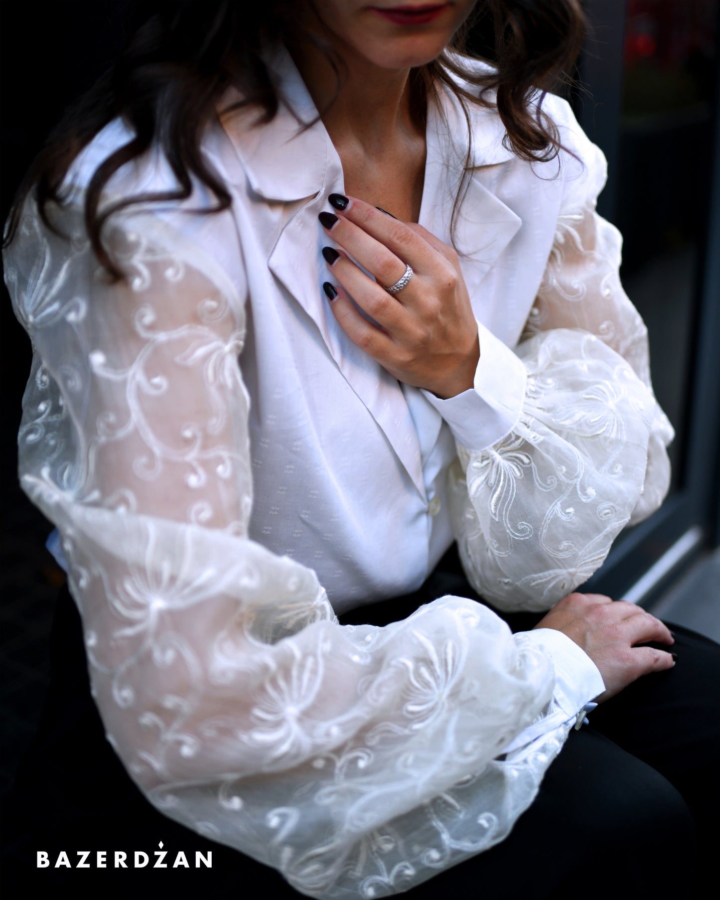 Elegant Puff-sleeve Shirt