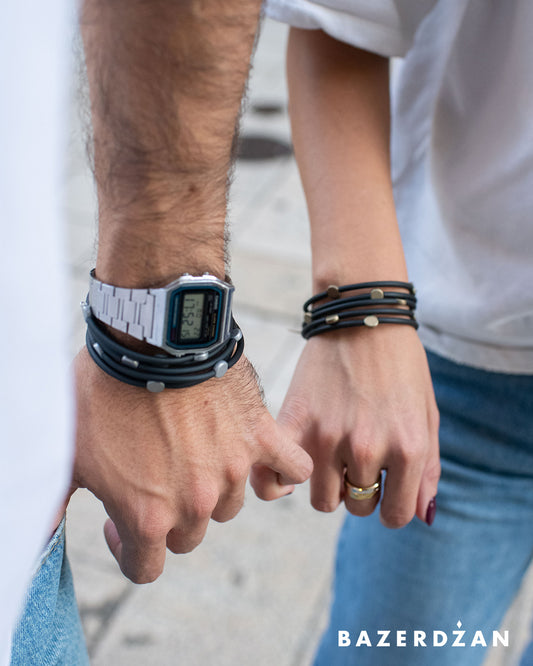 For him & her - Kaučuk bracelet