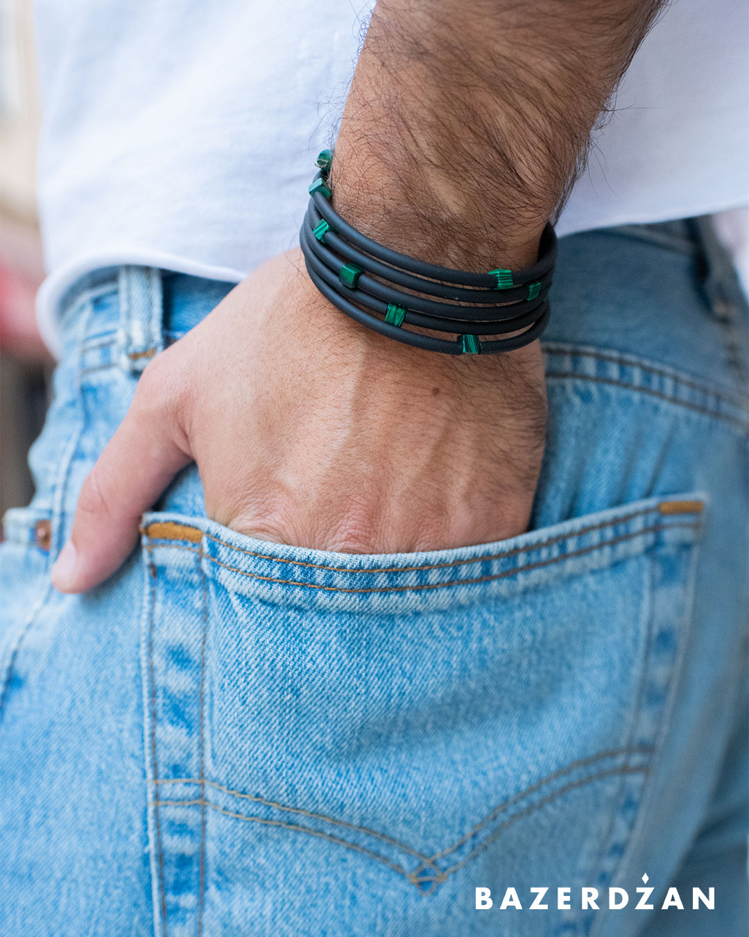 For him & her - Kaučuk bracelet
