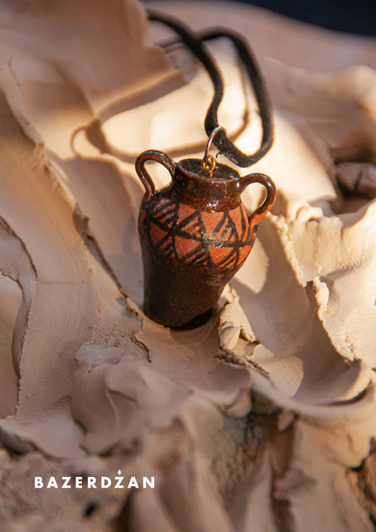 Handmade Ceramic Necklace Butmir One