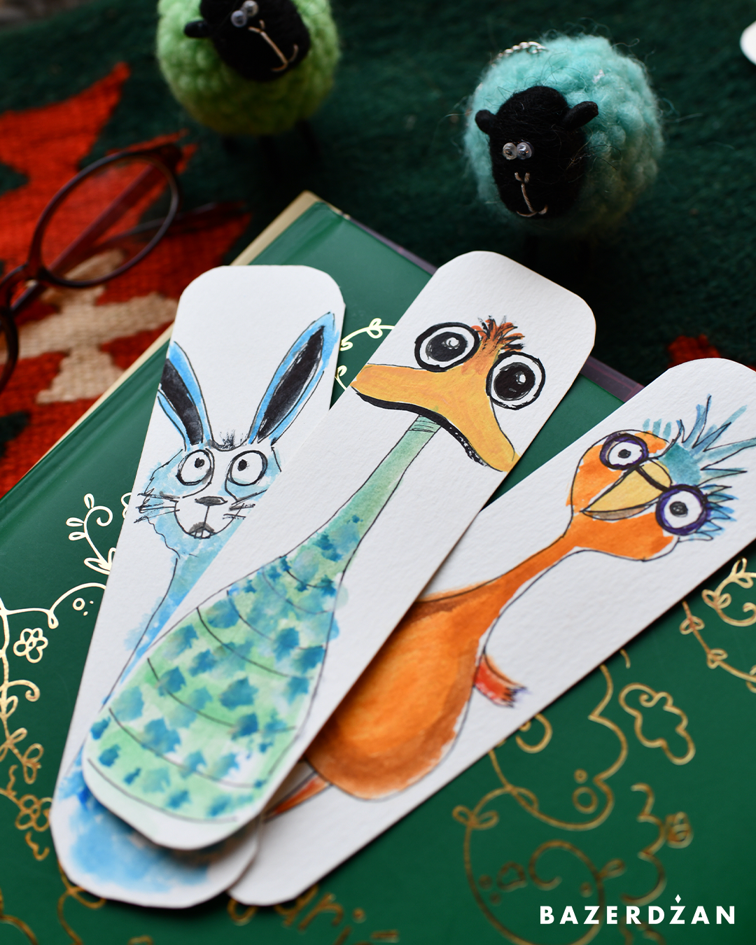 Hand-painted bookmarks for children - Bazerdzan