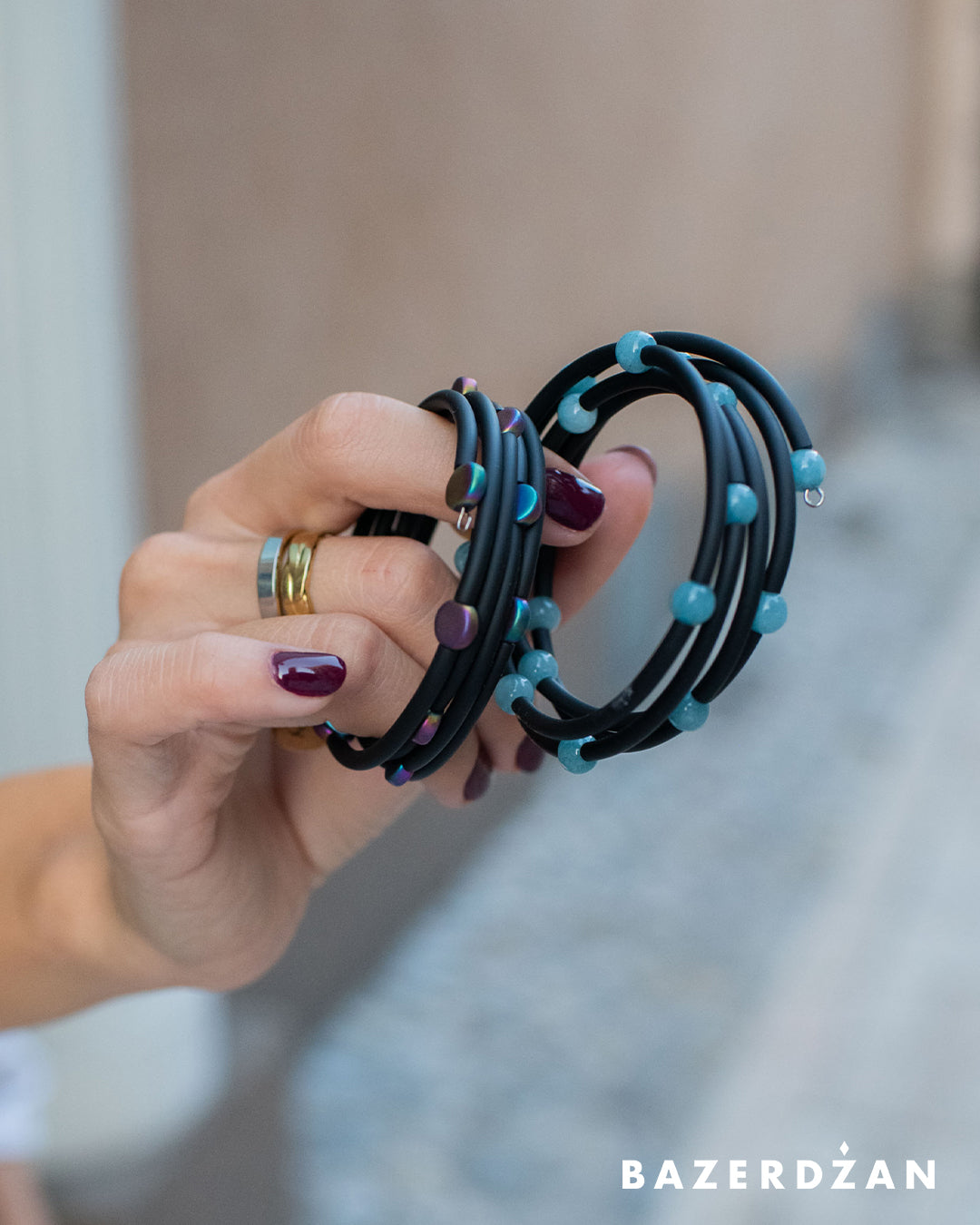 For him & her - Kaučuk bracelet