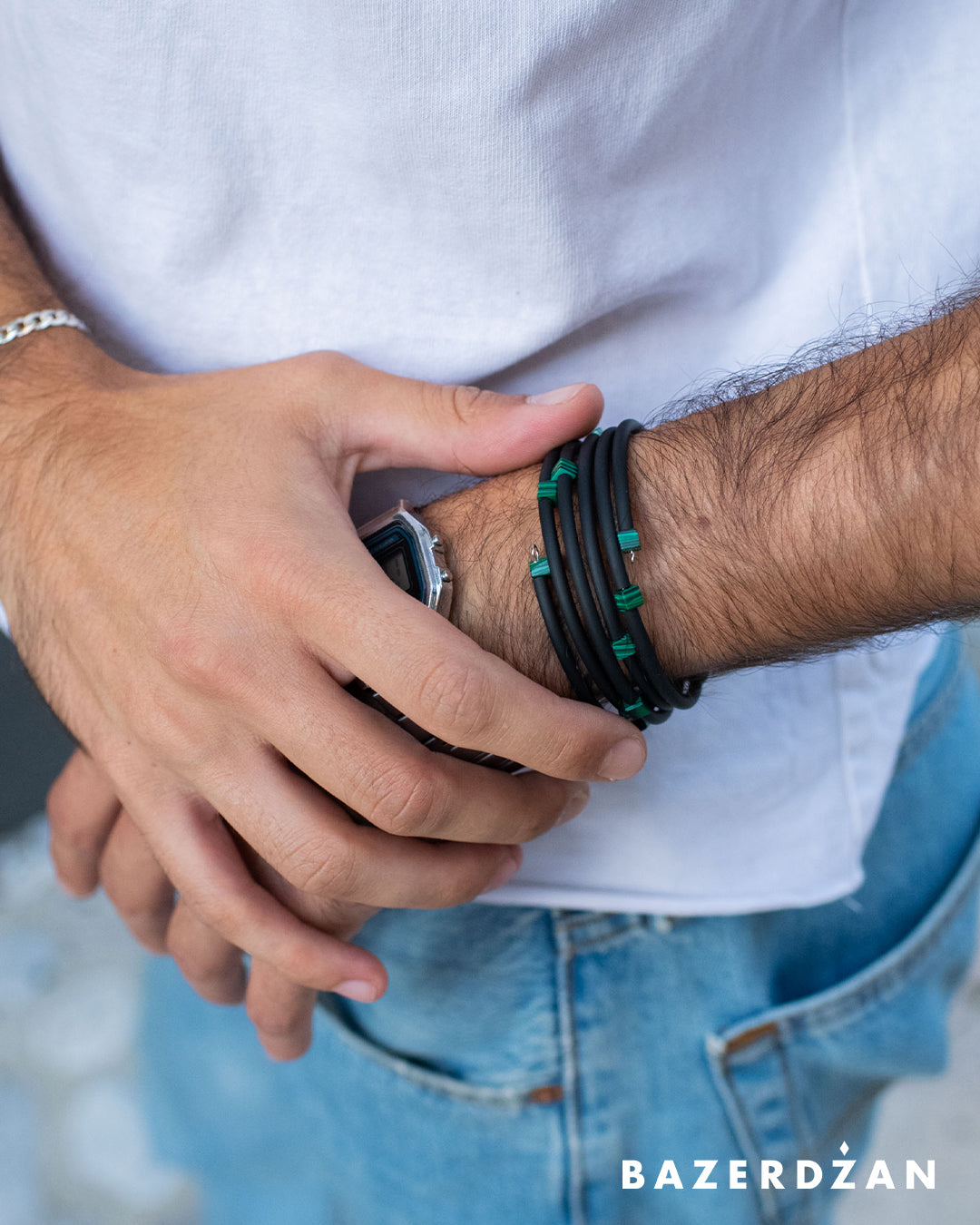 For him & her - Kaučuk bracelet