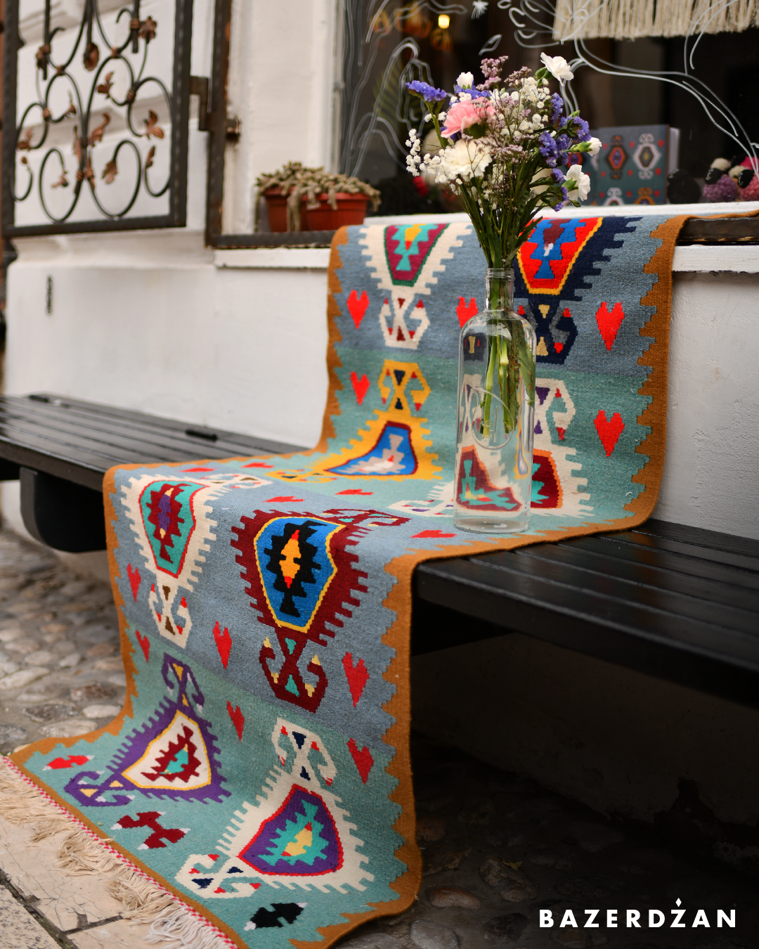 Notebook inspired by Bosnian kilim