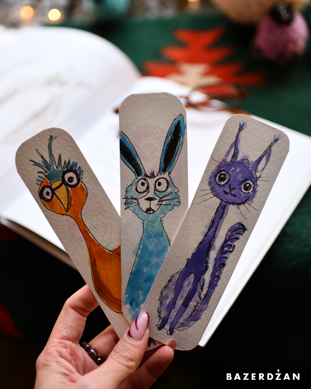 Hand-painted bookmarks for children - Bazerdzan