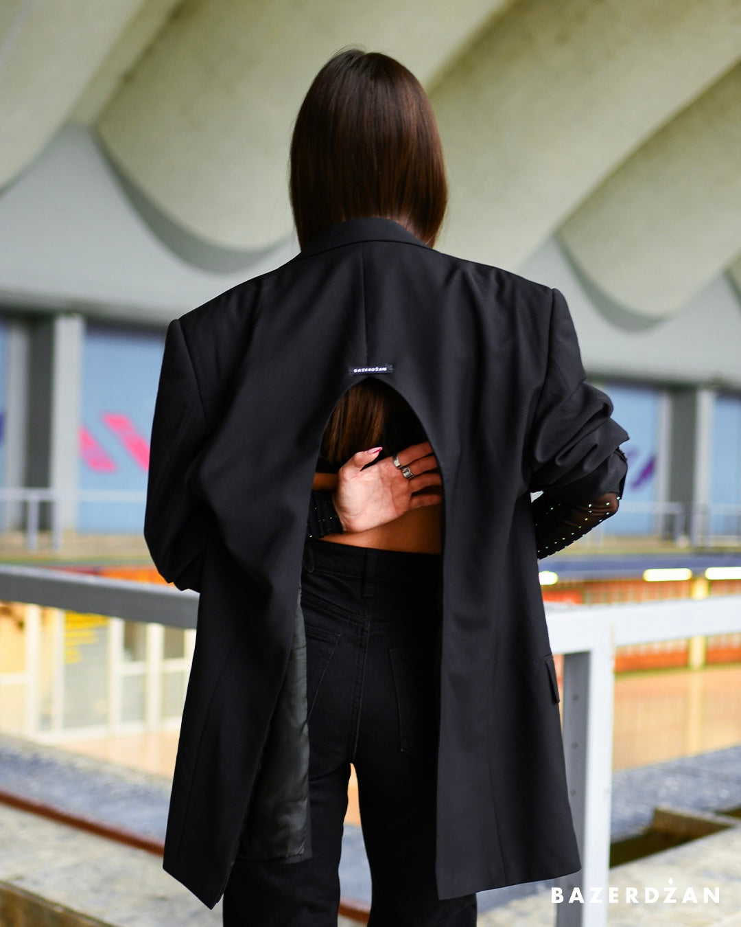 Backless Thrift Flip Blazer