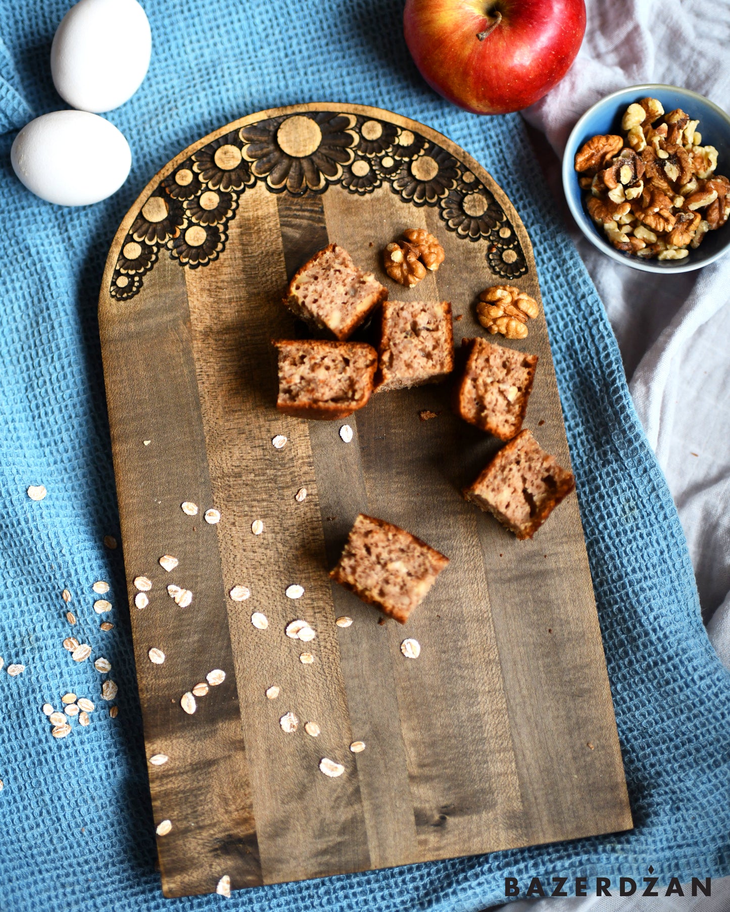 Hand Carved Wooden Board Behar by Civilisation - Bazerdzan