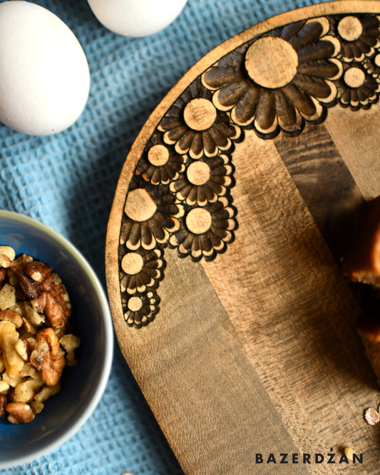 Hand Carved Wooden Board Behar by Civilisation