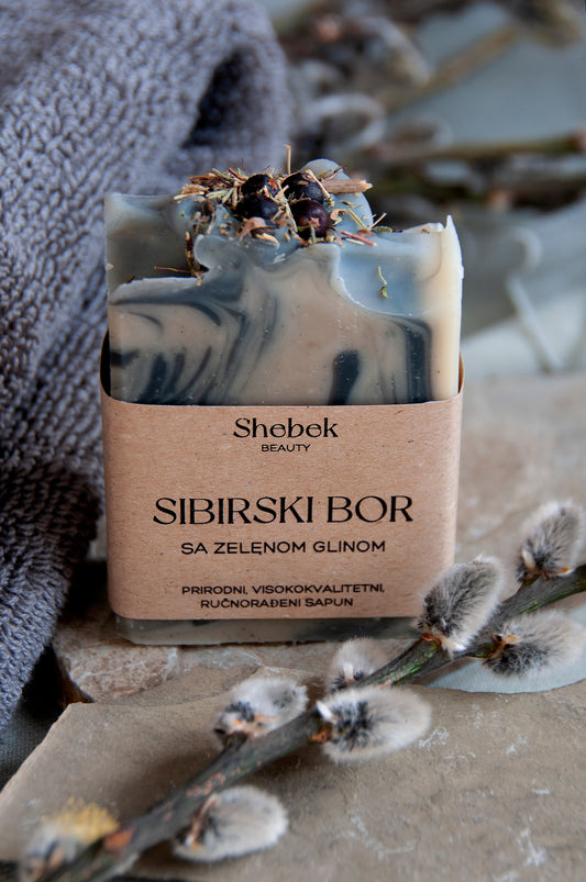 "Siberian pine" soap by Shebek Beauty