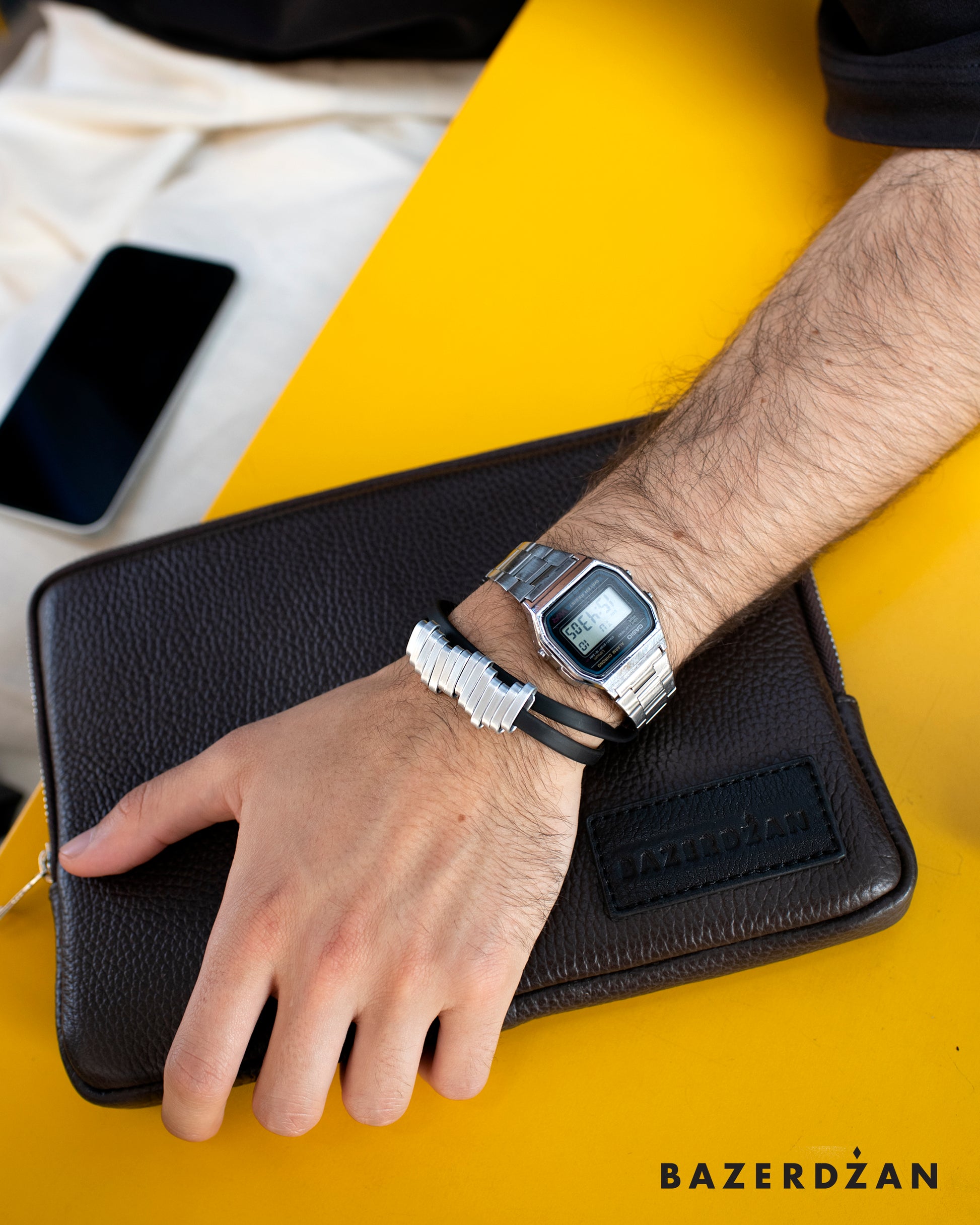 VIA CAOUTCHOUC MEN'S BRACELET-by Werkstatt - Bazerdzan