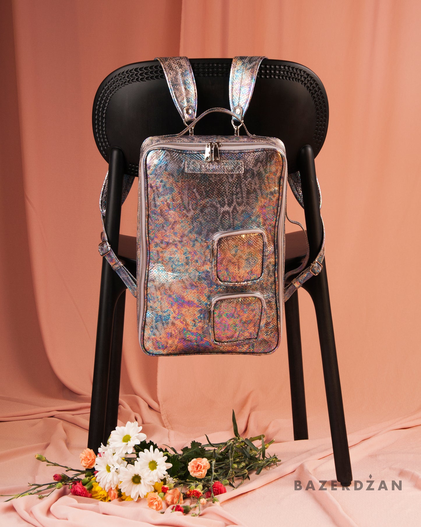 Elegant Leather Backpack/Bag - Mermaid by Bazerdzan