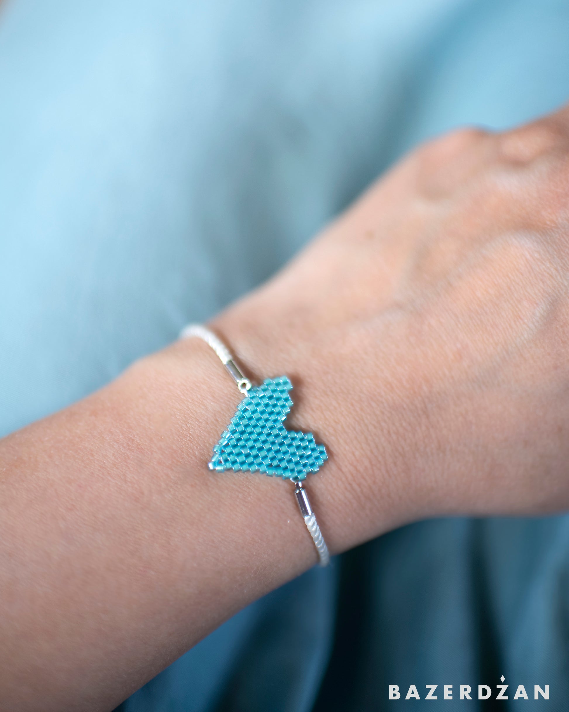 Miyuki Beads Heart Bracelet - Bazerdzan
