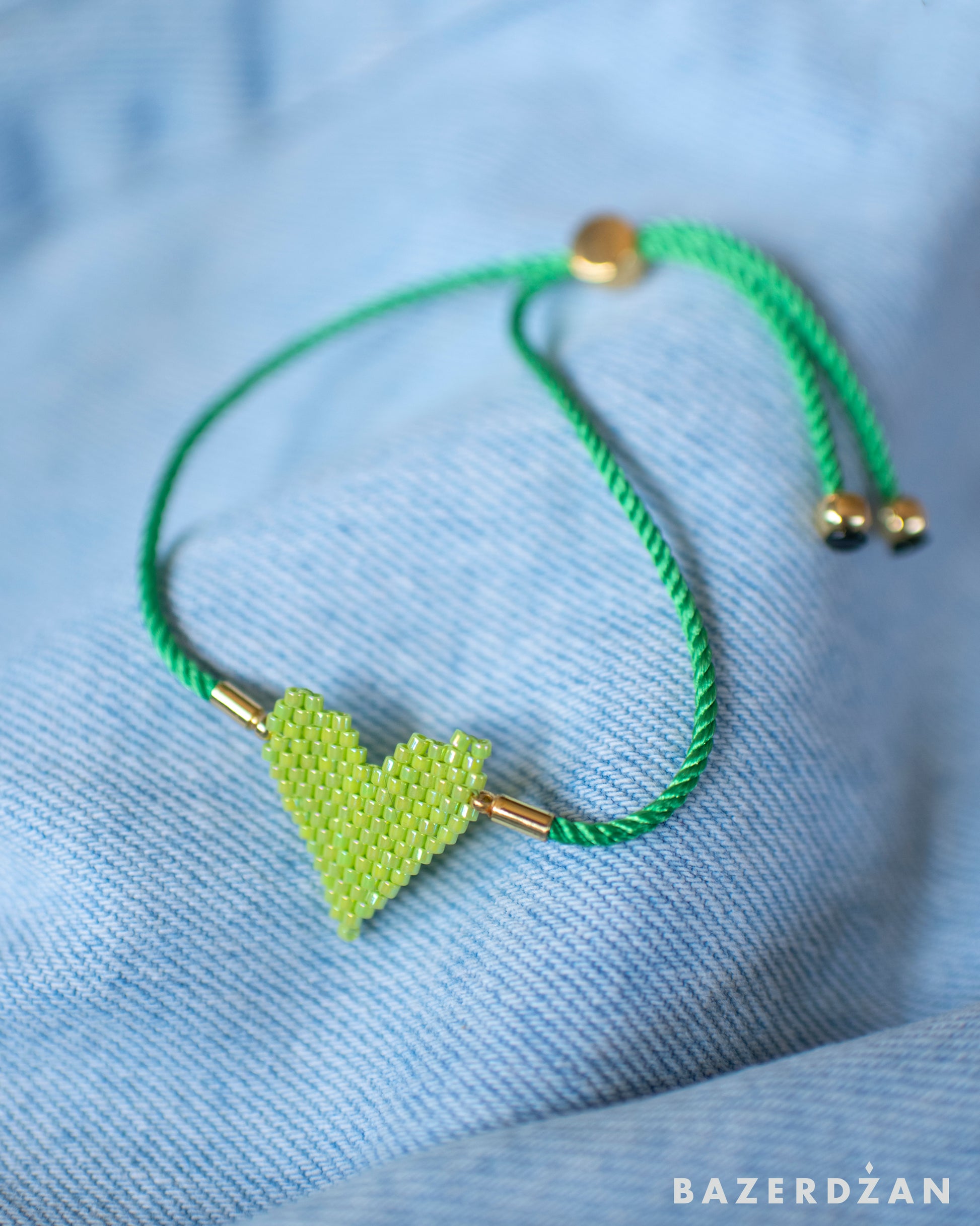 Miyuki Beads Heart Bracelet - Bazerdzan