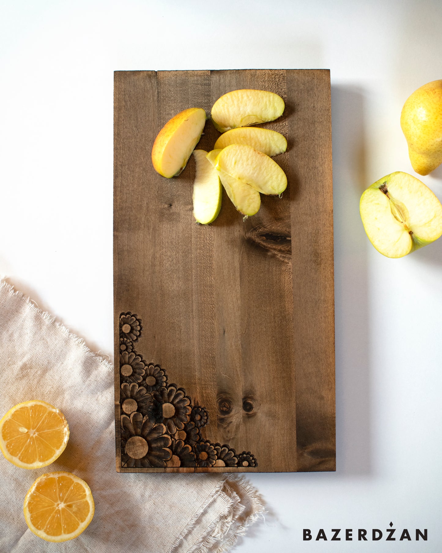 Hand Carved Wooden Board Cvat by Civilisation - Bazerdzan