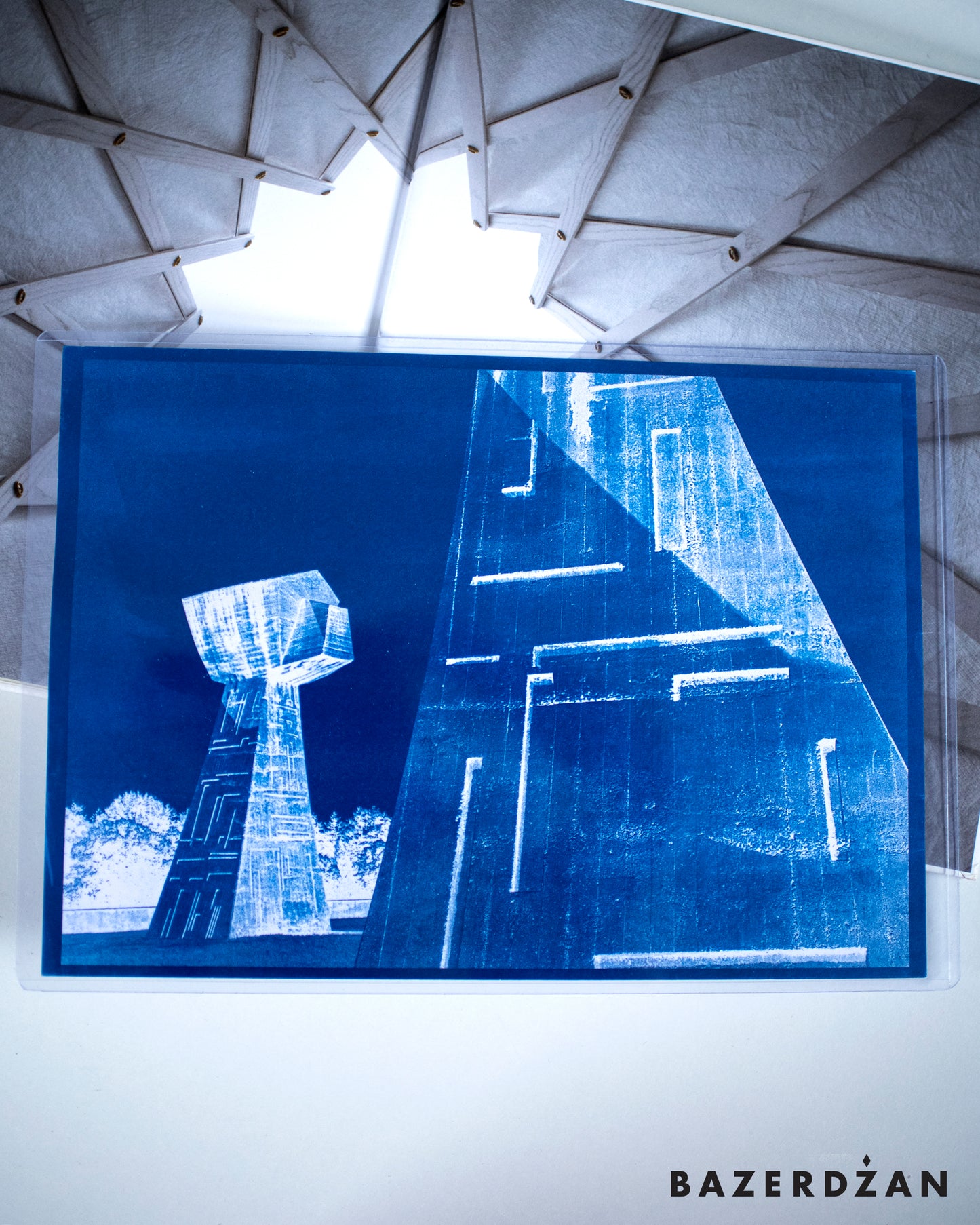 MONUMENT CYANOTYPE