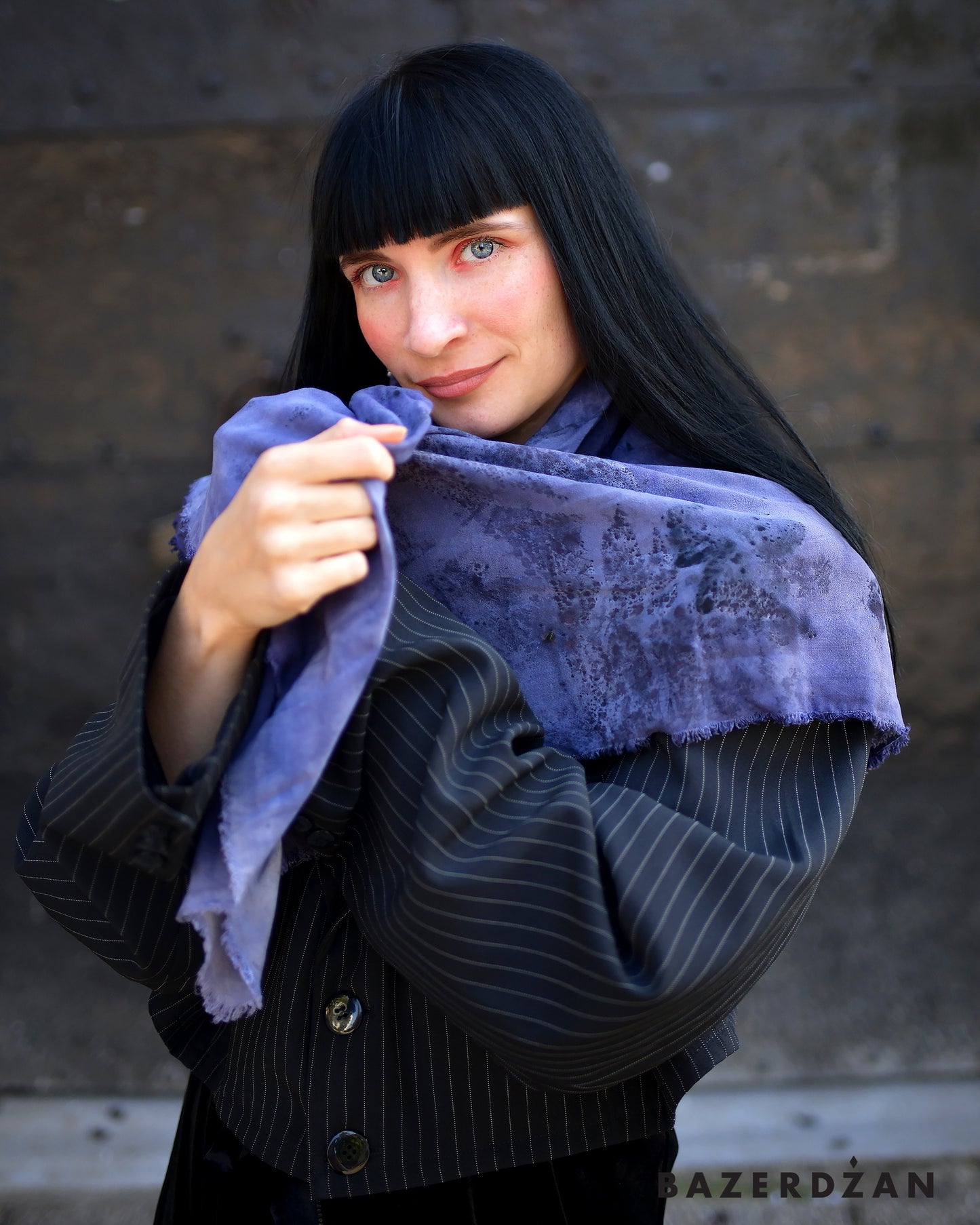 Naturally Dyed Cotton Scarf