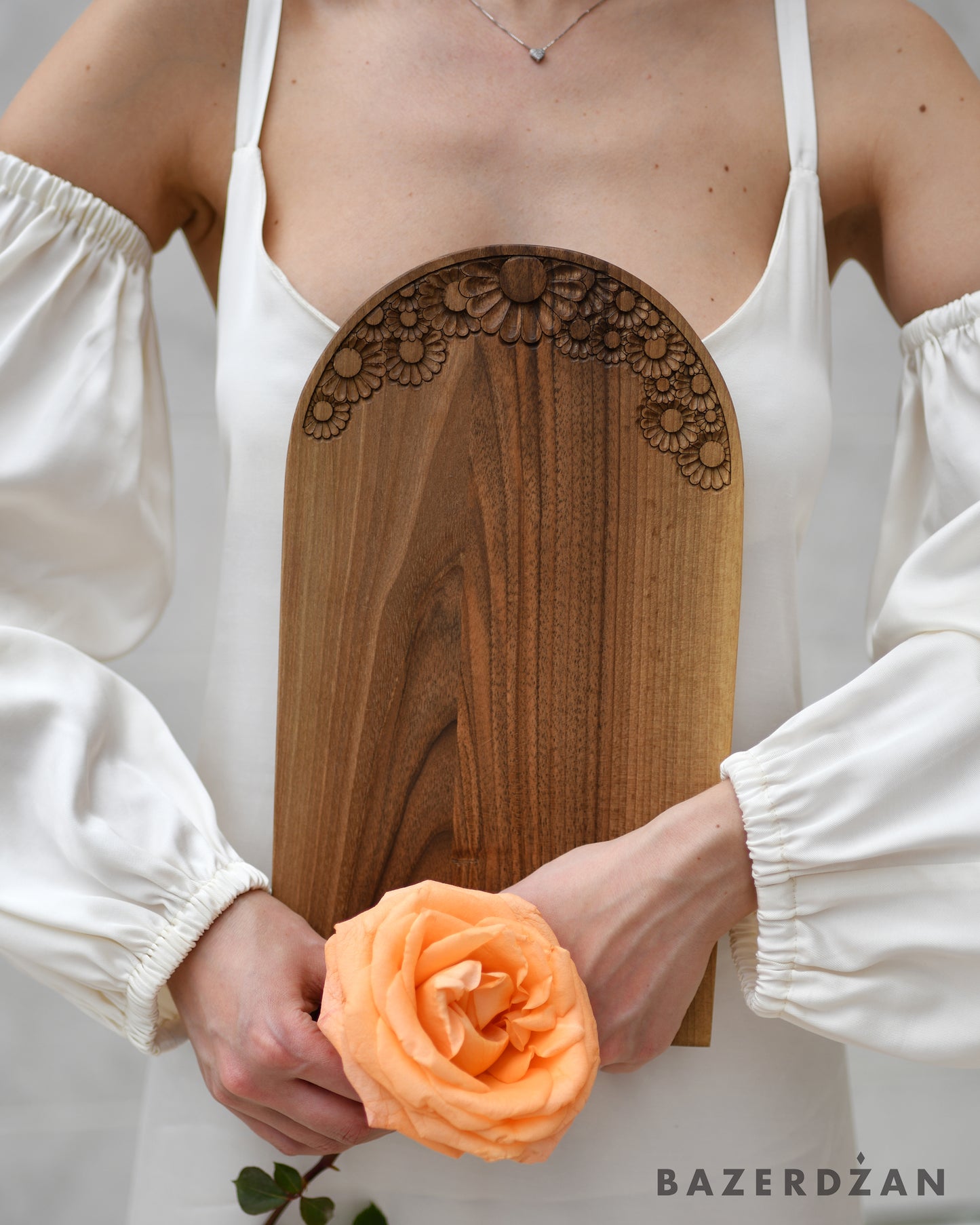 Hand Carved Wooden Board Behar by Civilisation