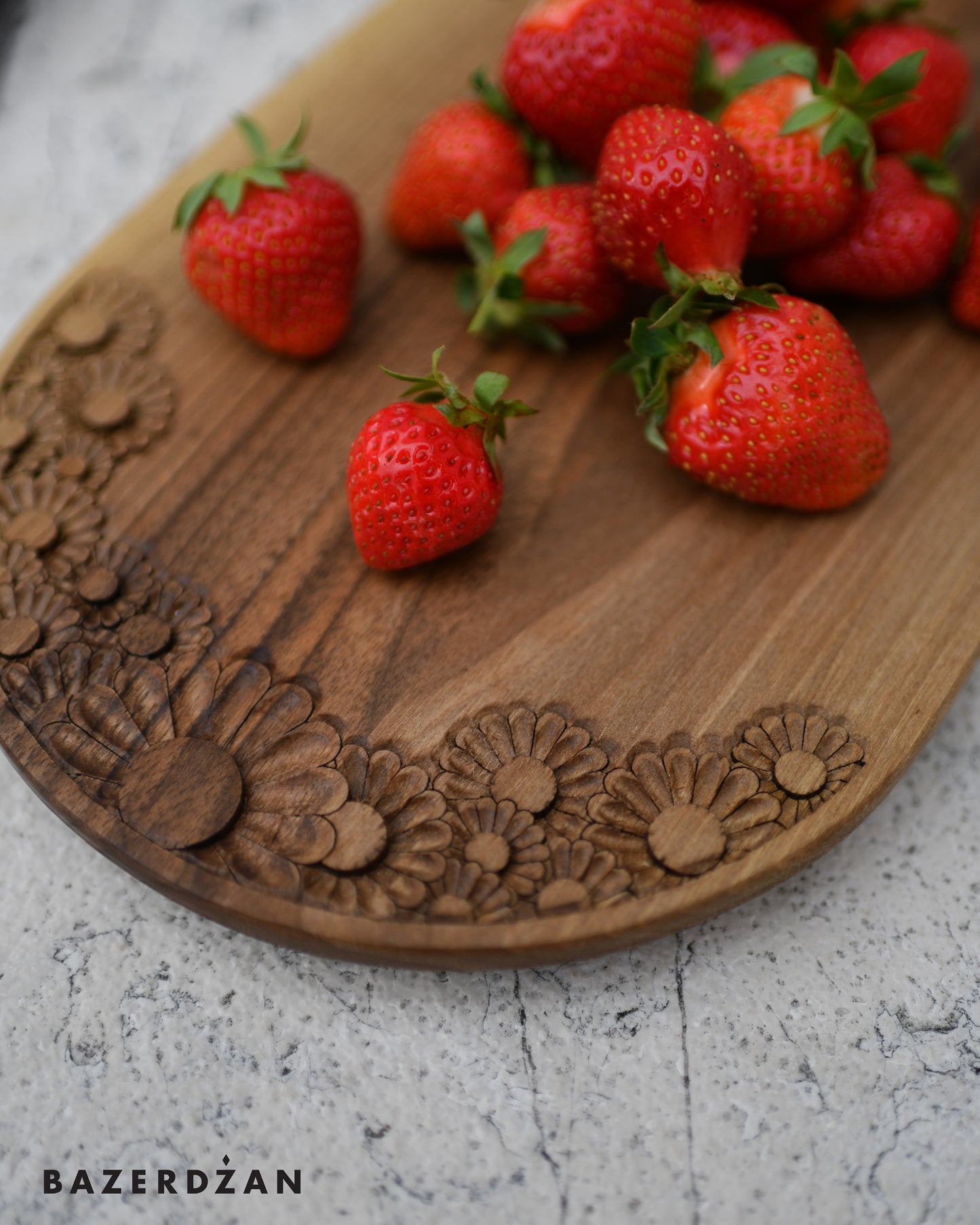 Hand Carved Wooden Board Behar by Civilisation