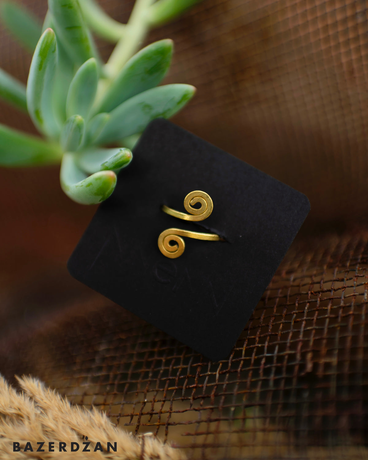 Brass Rings Inspired by Stećak