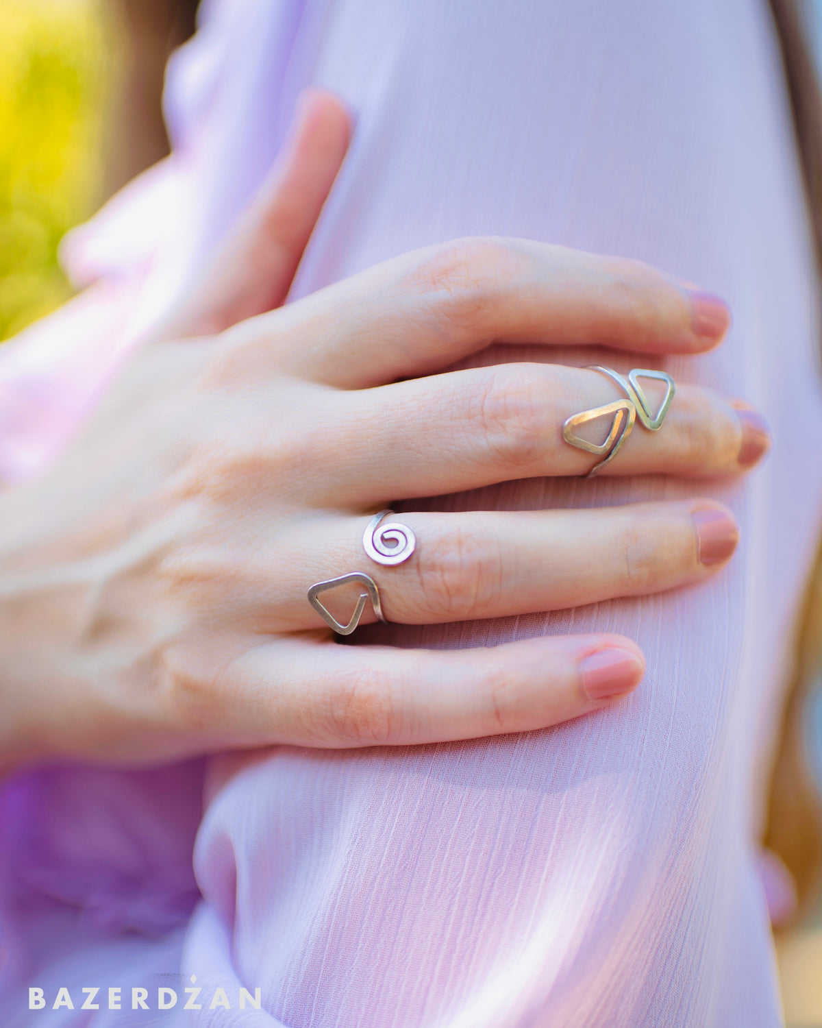 Silver Rings Inspired by Stećak