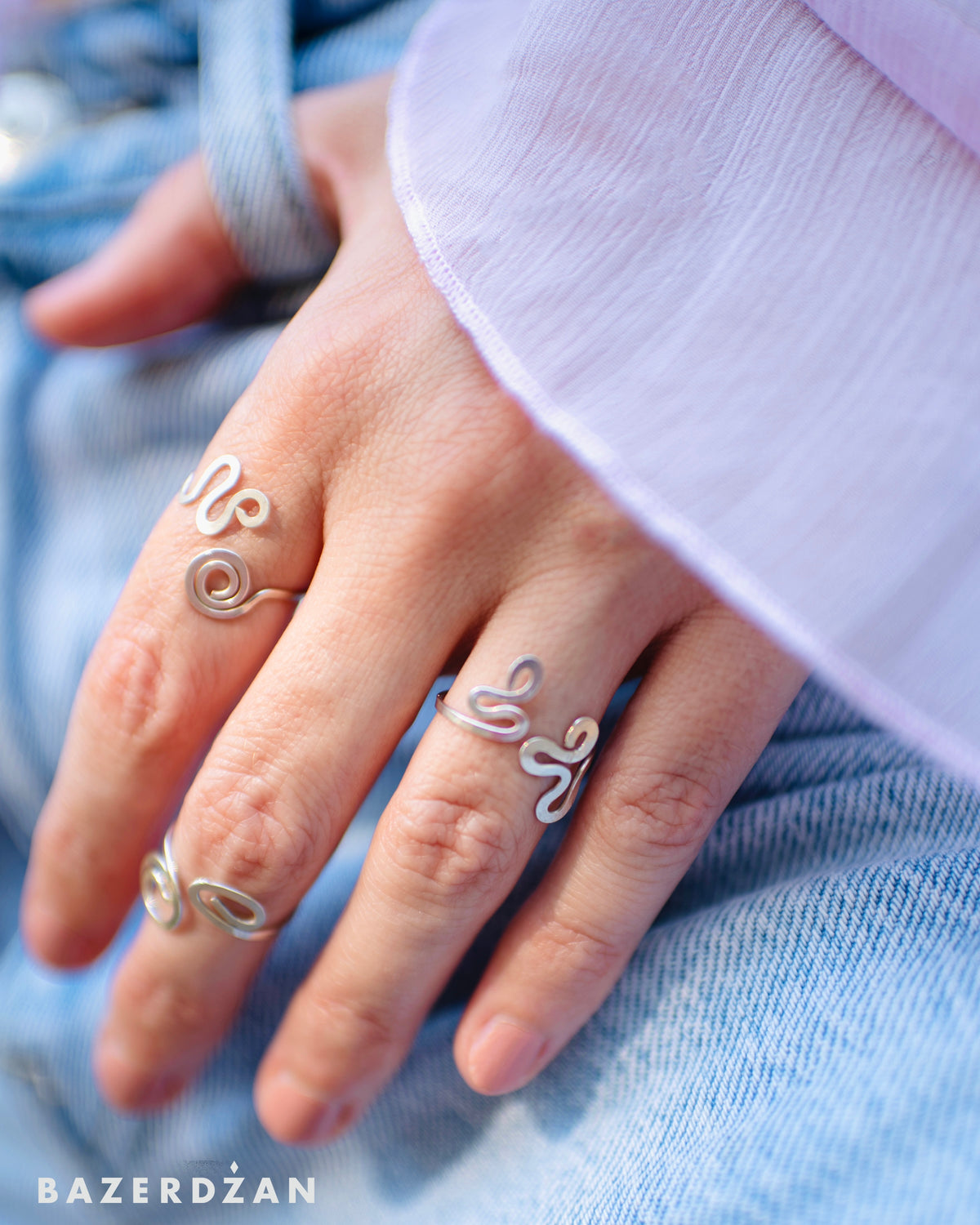 Silver Rings Inspired by Stećak