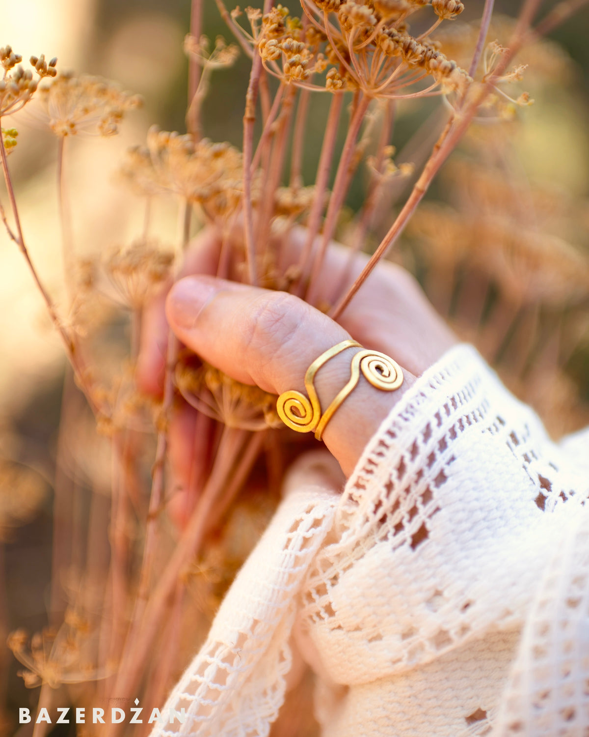 Brass Rings Inspired by Stećak