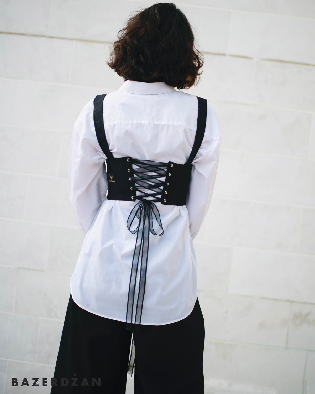 Black corset by Golden threath - Bazerdzan